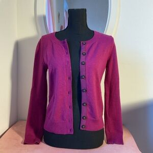 Banana Republic Purple Cardigan Sweater